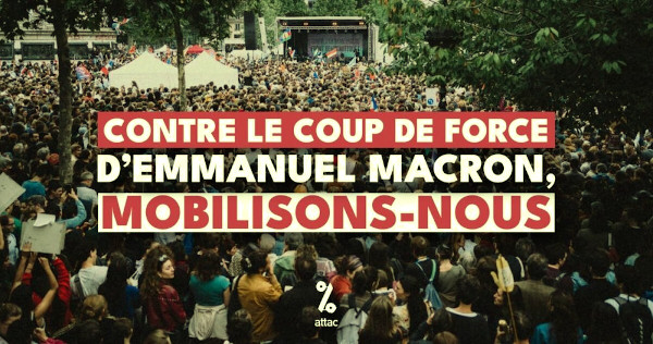 „Gegen den Putsch von Emmanuel Macron: Mobilisieren wir unsere Kräfte!" Aufruf zu Demonstrationen am 7.9.24 gegen Macrons Vorgehen bei der Wahl des Premierministers